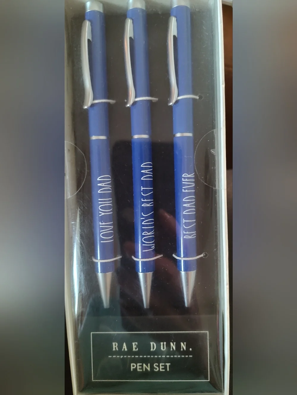 New! Rae Dunn Set of 3 Blue 